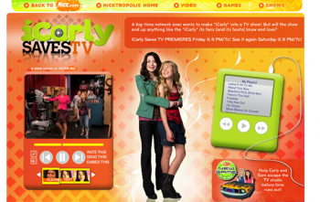 The iCarly Saves TV Website