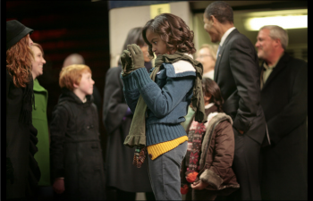 Malia in Philadelphia before the President-elect’s train leaves for Washington, DC