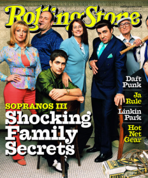 Cast of The Sopranos on Rolling Stone