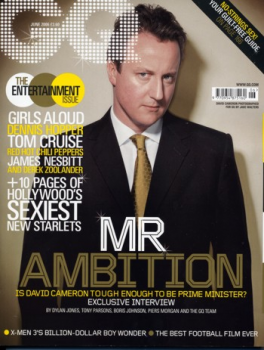 David Cameron on the cover of GQ