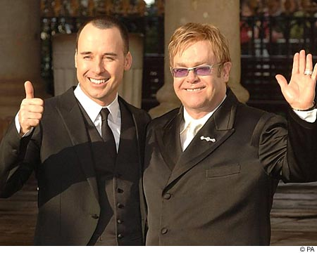 Elton John and David Furnish