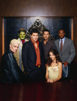 The cast of Angel