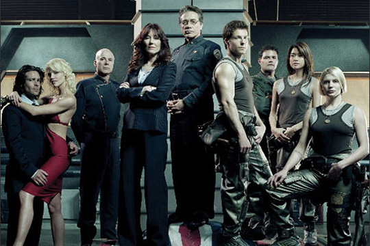 The cast of Battlestar Galactica