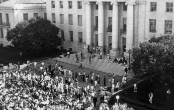 Free speech protest at Berkeley in 1964