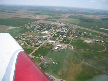 The Small Dish Town of Bison, South Dakota