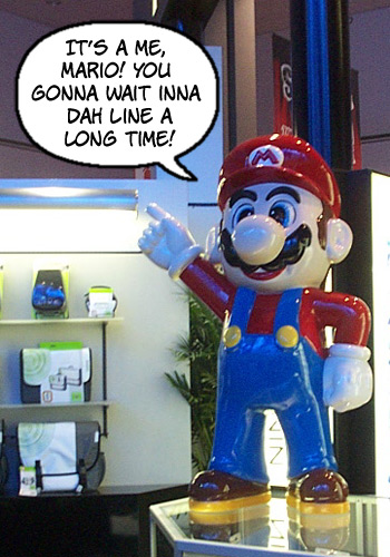 Mario Statue