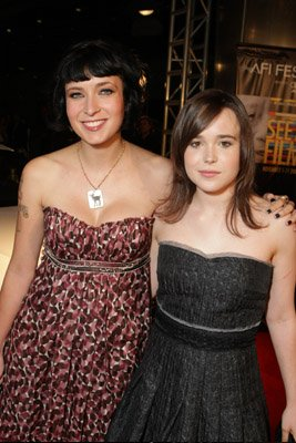 Screenwriter Diablo Cody and Juno star Ellen Page