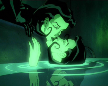 Æon Flux clones kiss in “A Last Time for Everything.”