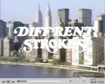 Different Strokes on MySpace’s Minisode Network, featuring five-minute long edited episodes of kitchy programs