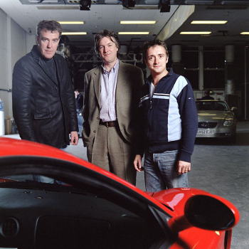 Top Gear hosts Jeremy Clarkson, James May and Richard Hammond