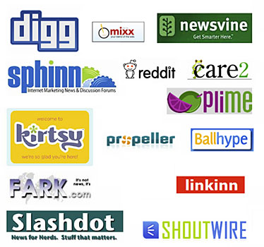 Image of Social News and Social Imaging Logos