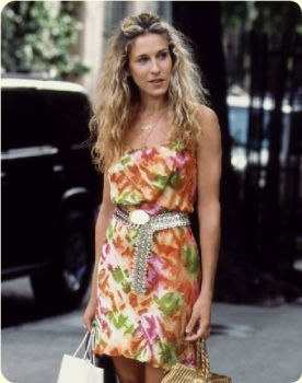 Carrie Bradshaw of Sex and the City Goes Shopping