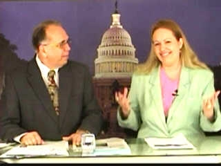 Pastor Thomas Robb and Klan Spokeswoman Rachel Pendergraft on White Pride TV