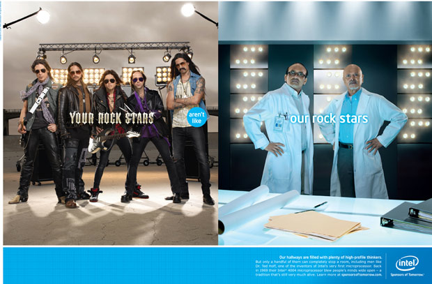 Intel rockstars ad