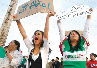 Immigration Protesters