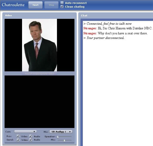 Chris Hansen on Chatroulette