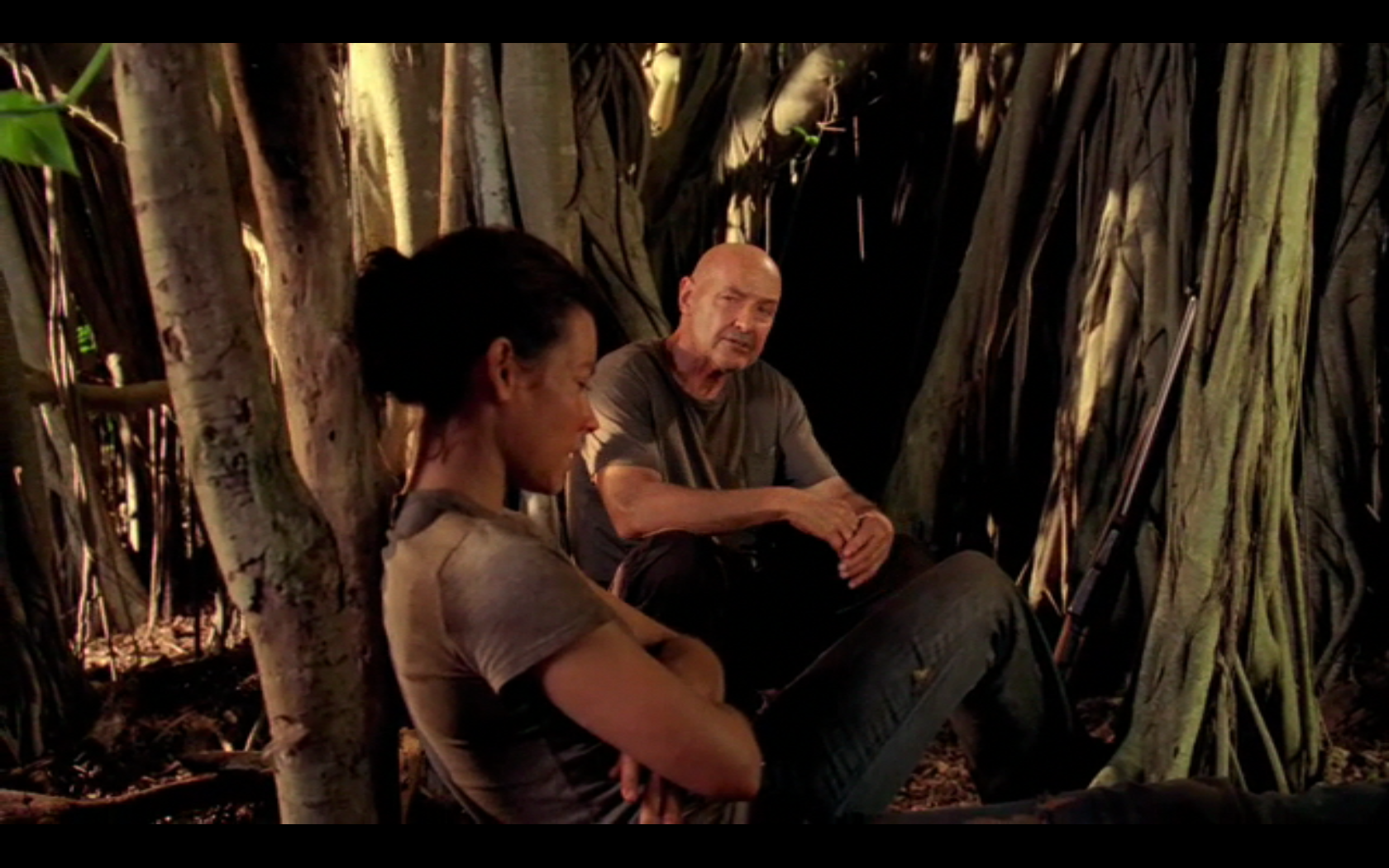 Locke and Kate in Lost