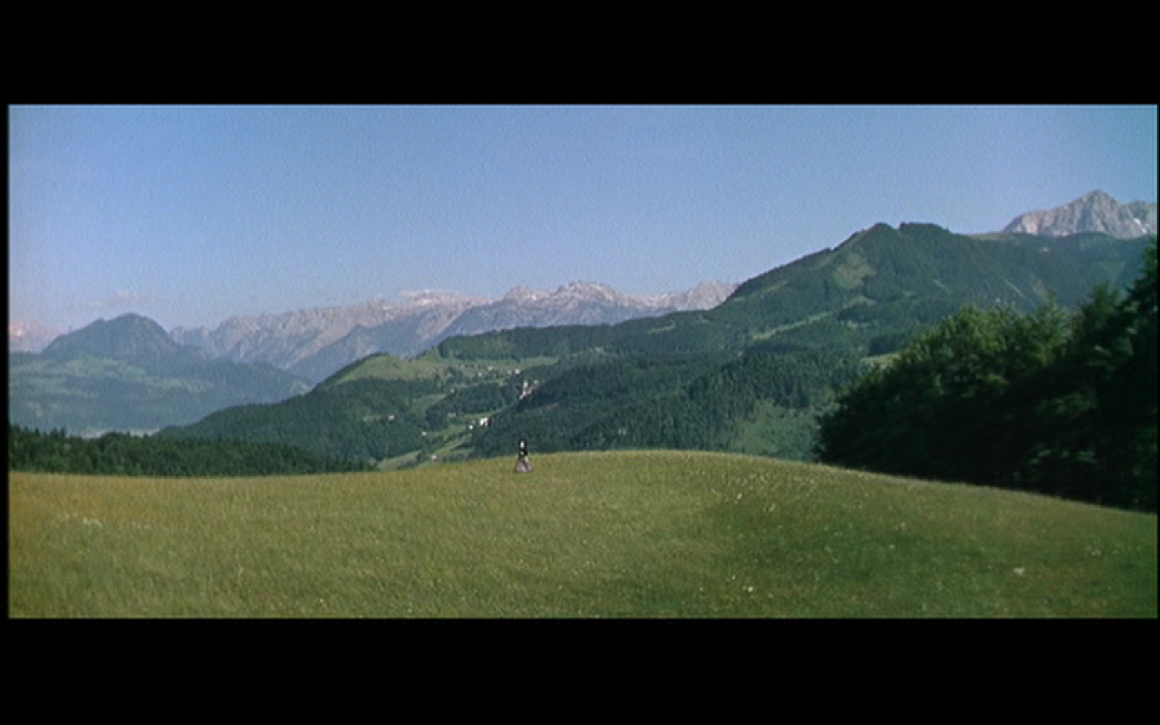 Helicopter shot from The Sound of Music