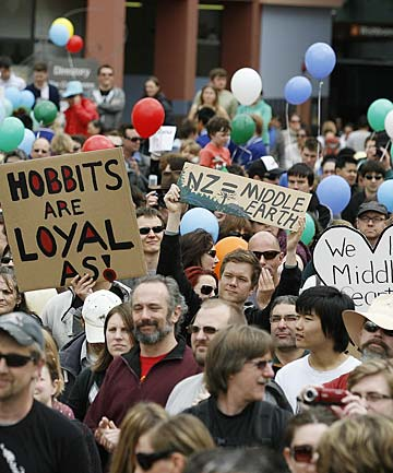 Hobbit Protest