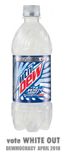 mountain dew white out