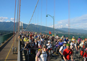 Critical Mass in Vancouver, BC