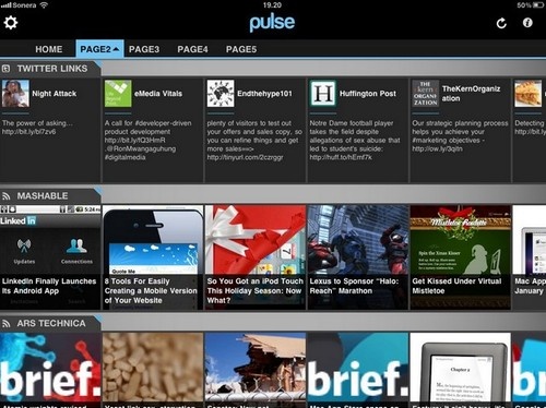 Pulse e-news reader