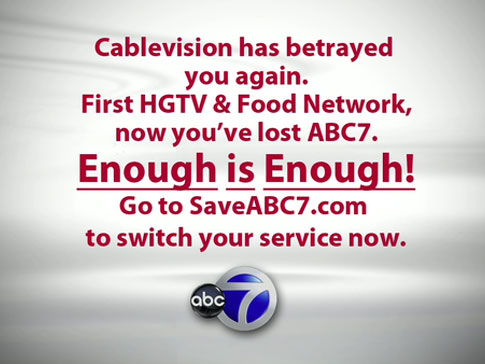 ABC-Cablevision feud