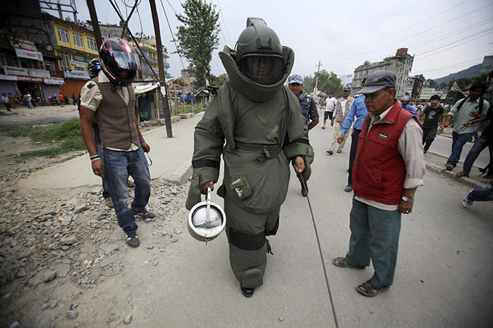 Bomb suit Kathmandu