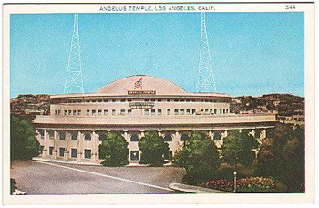 Angelus Temple in Los Angeles, California