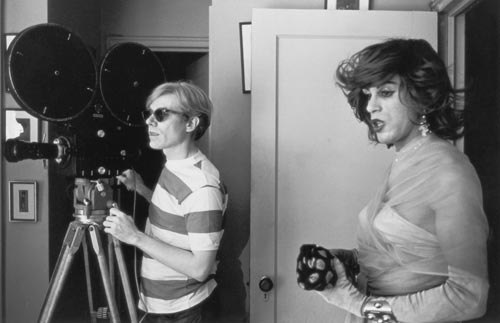 Andy Warhol and Mario Montez