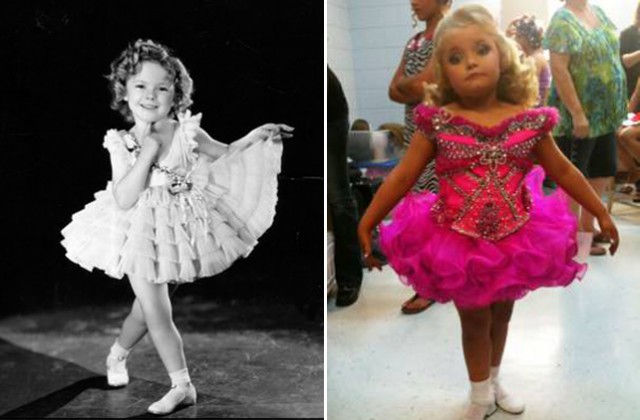 Shirley Temple and Alana Thompson