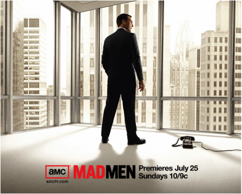 The Mad Men season 4 promotional poster 