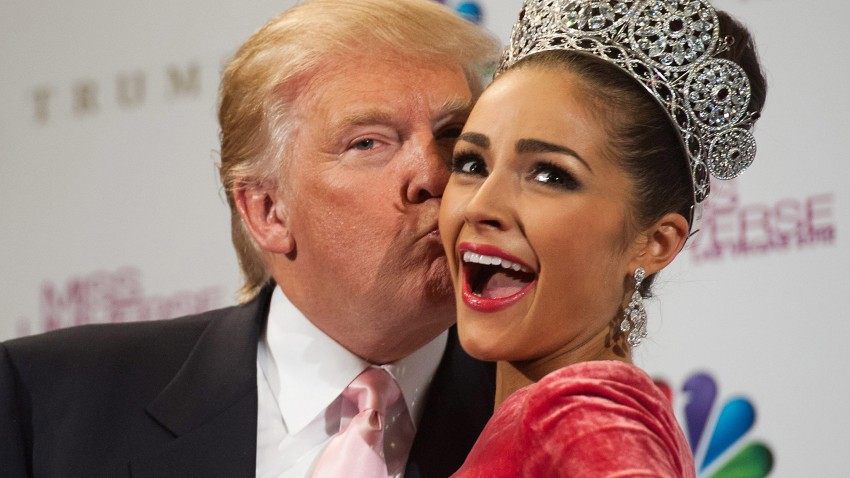 Donald Trump and Olivia Culpo